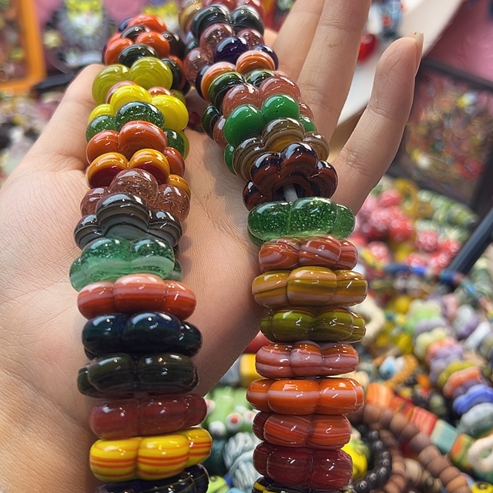 琉璃颈饰尼泊尔琉璃