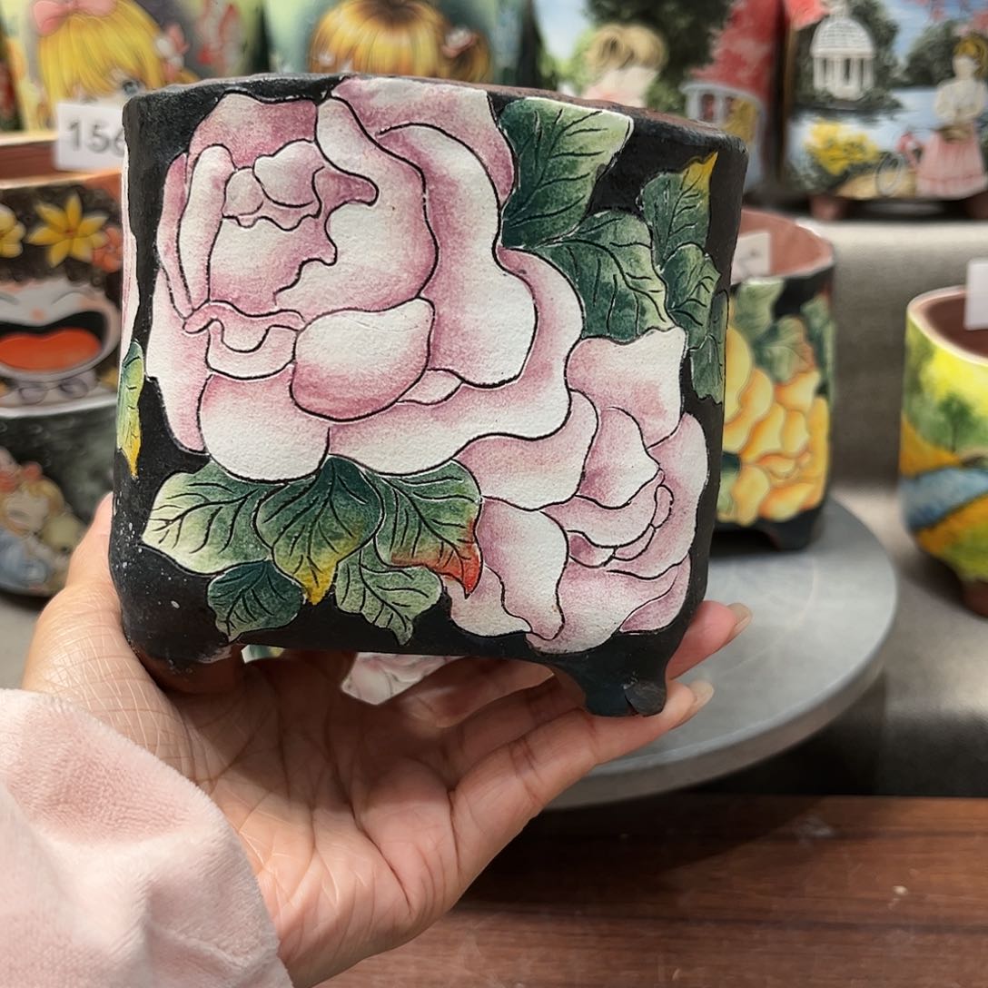 紫砂花盆微瑕福利