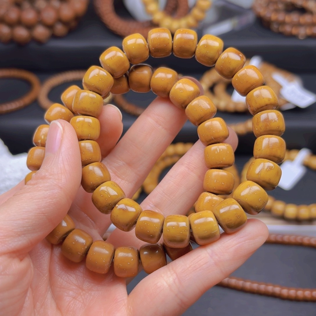 【闪购商品】菩提紫金鼠黄金甲手串