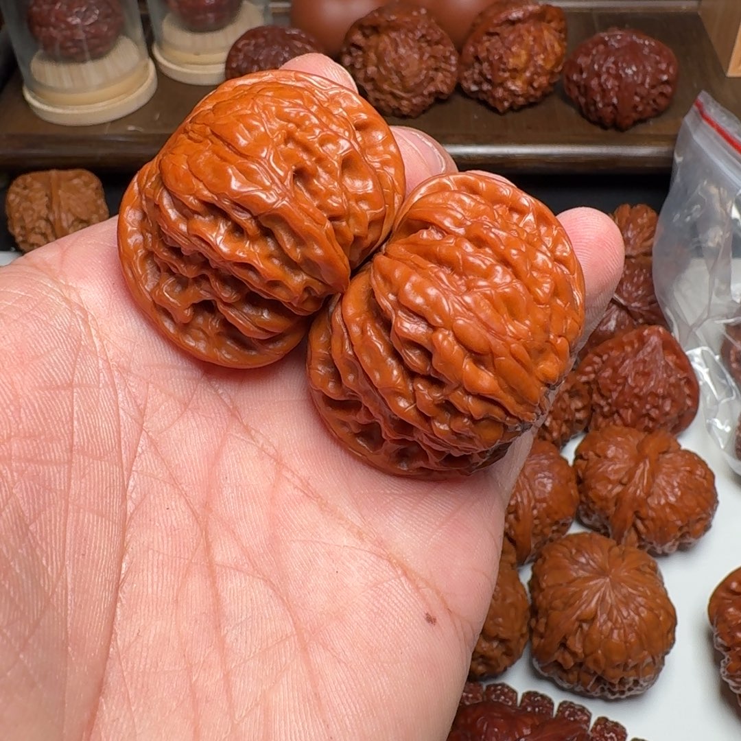 把件文玩核桃全品蝙蝠磨43云水两年