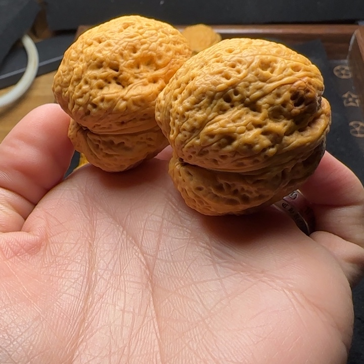 文玩核桃把件六道蟾祖40