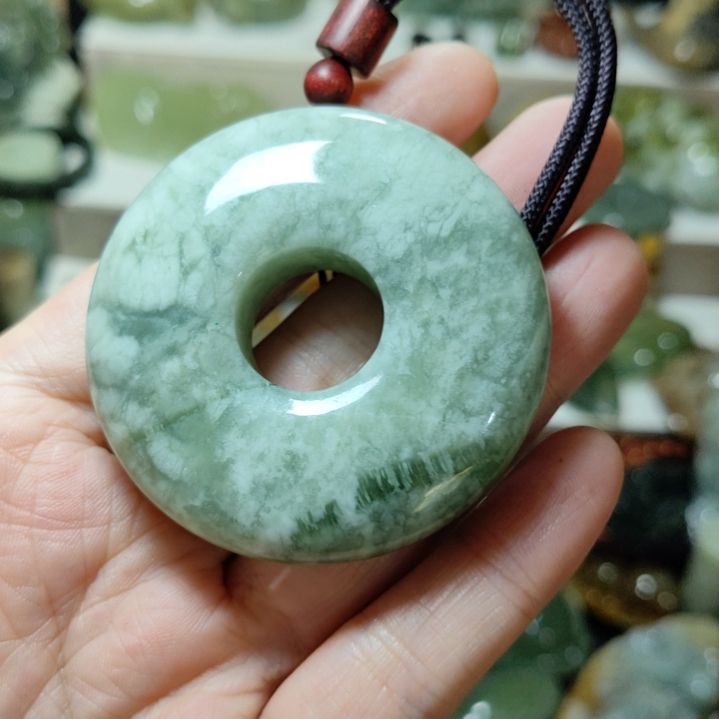 岫玉平安扣未镶嵌