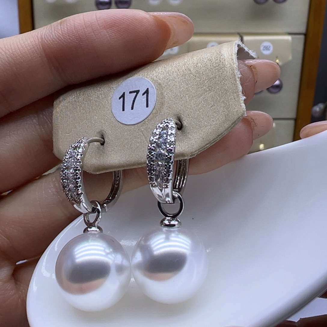 未镶嵌耳饰淡水珍珠