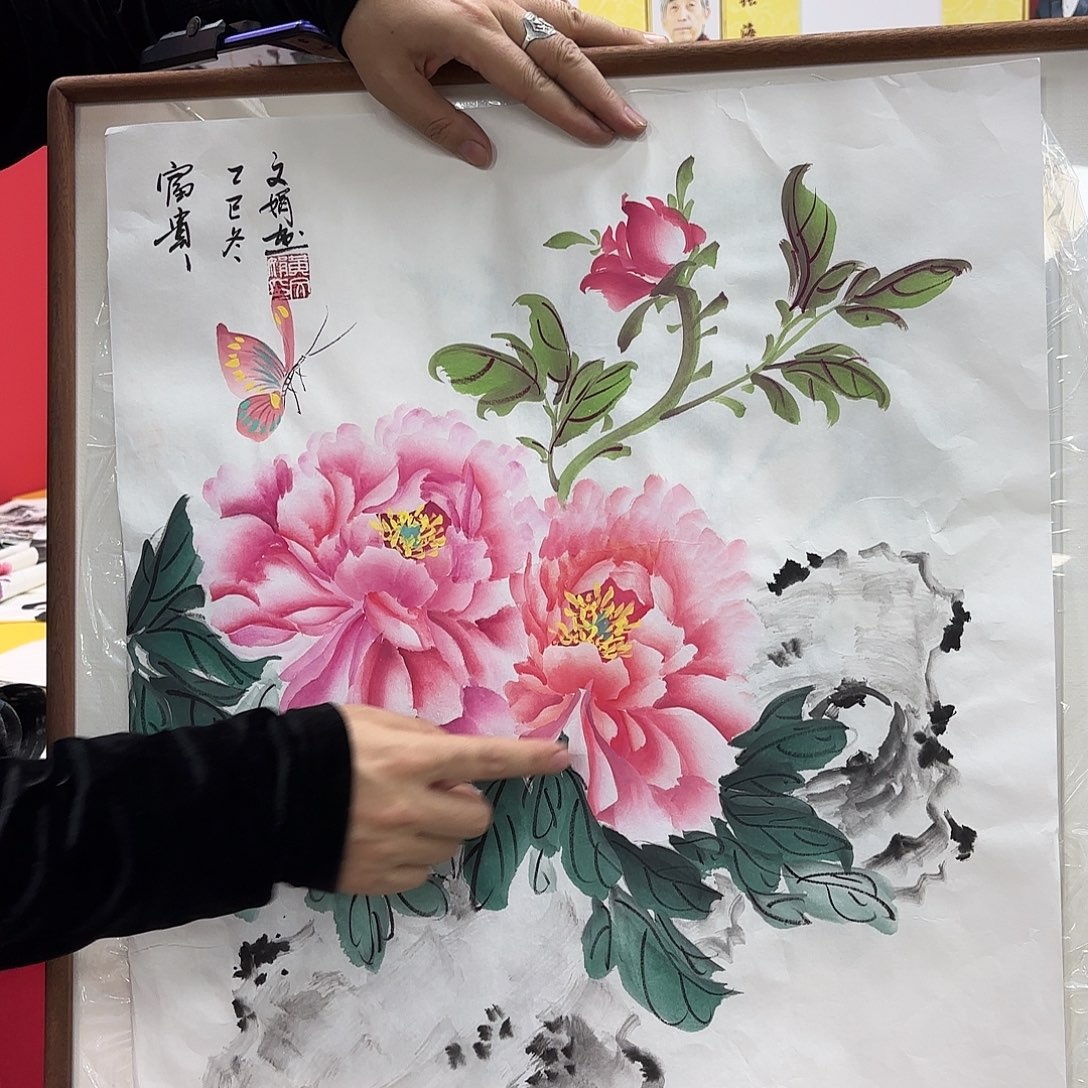 国画国画作品多次入选国内外