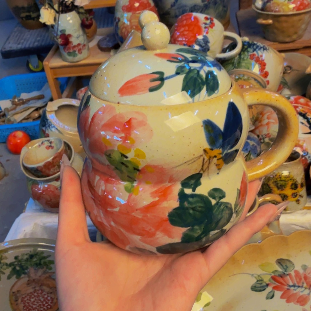 瓷片景德镇陶瓷手工手绘