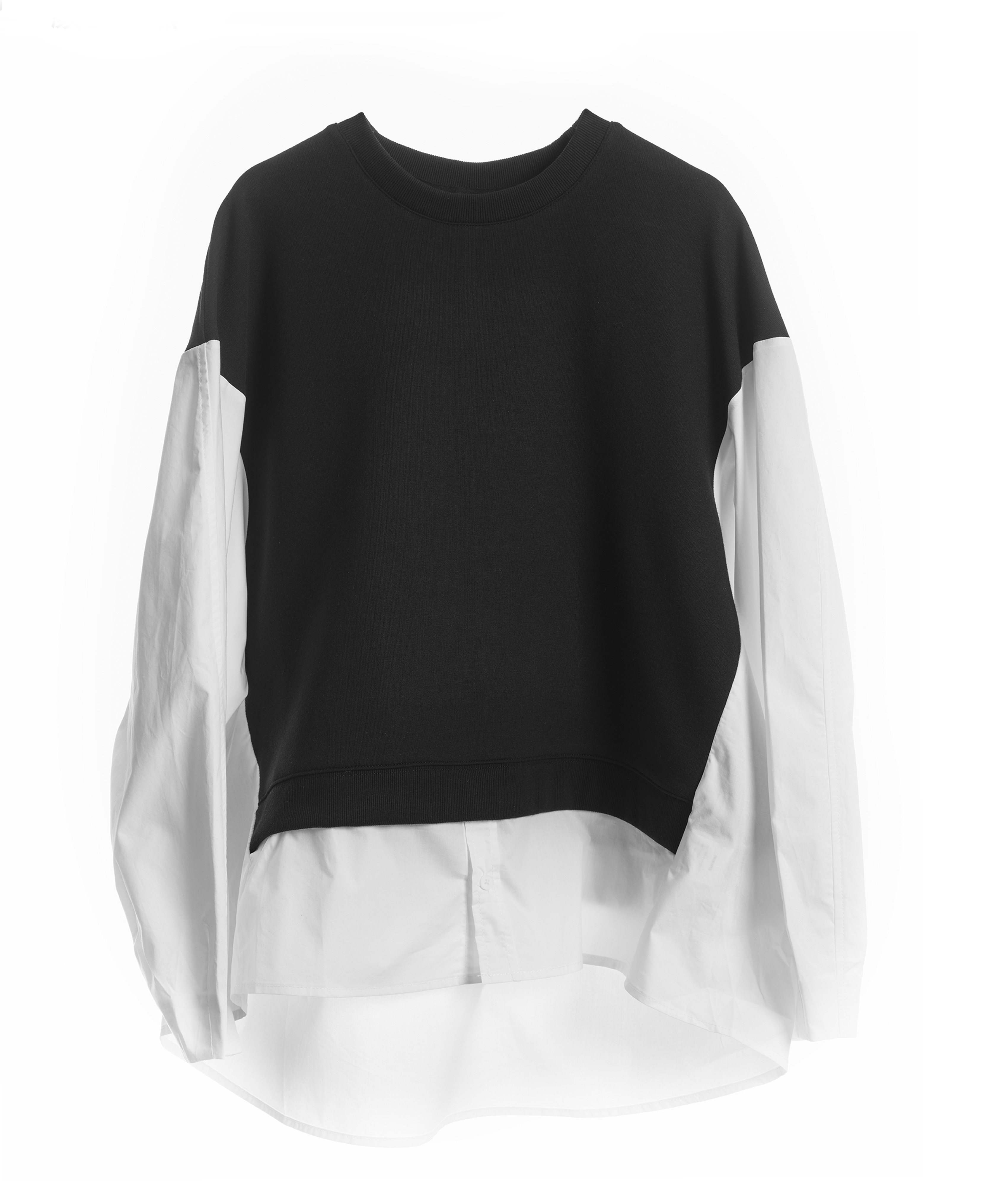 生活主张 Advocatelife时尚休闲简约小众设计拼接上衣JQ111472