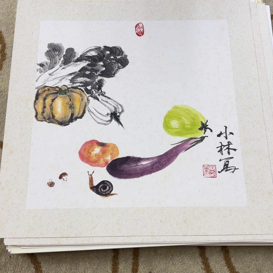 国画国画老师作品刘