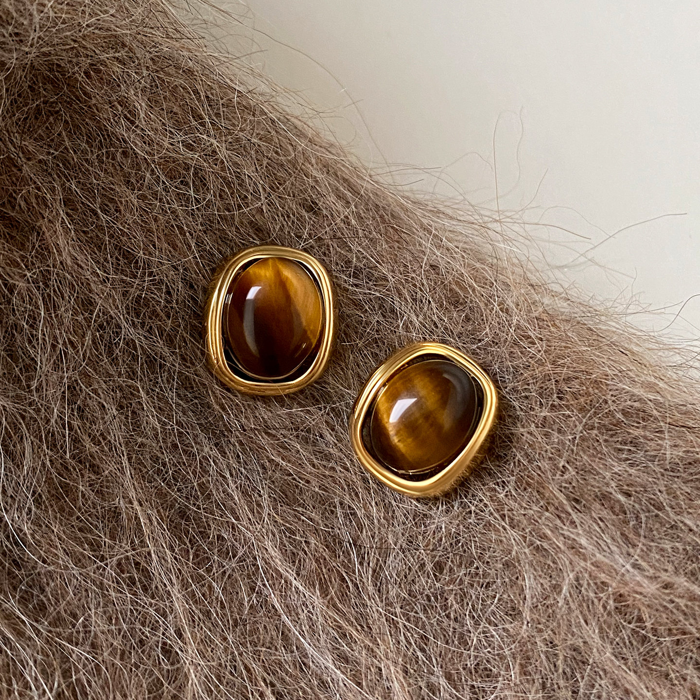 足银耳饰 999银针美拉德耳钉轻奢气质秋冬耳环女ins小众复古精致