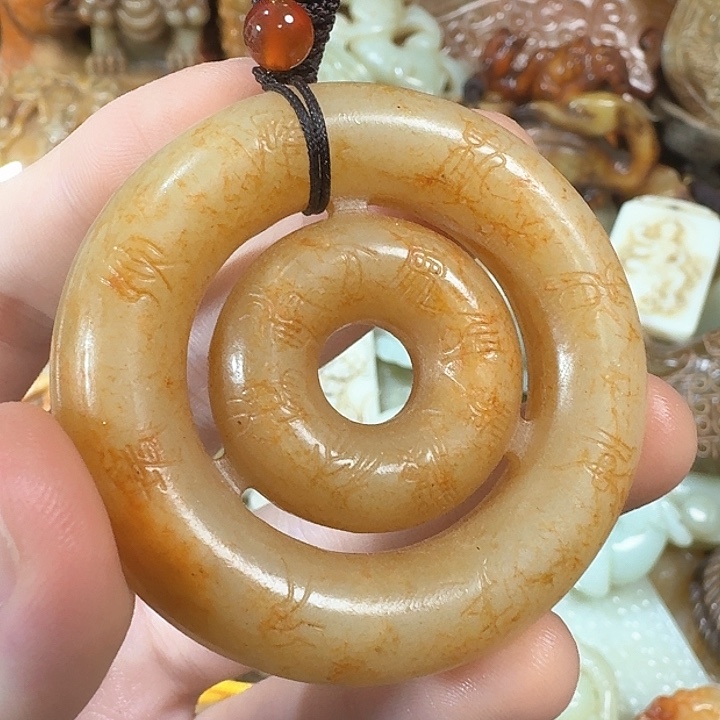 和田玉挂件未镶嵌阿*