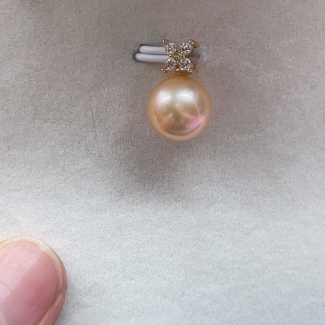 淡水珍珠颈饰银S925镶嵌