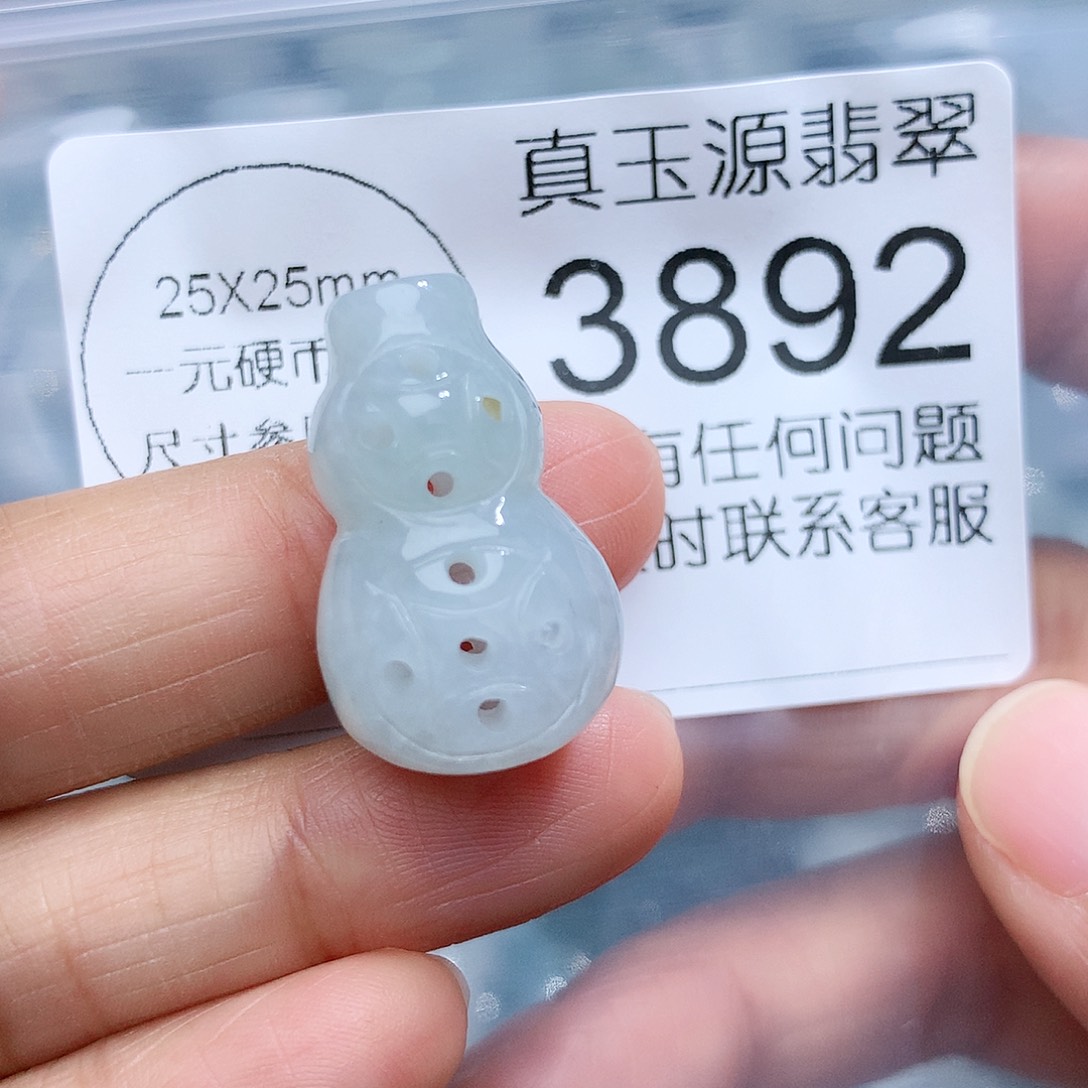 翡翠颈饰未镶嵌3892。