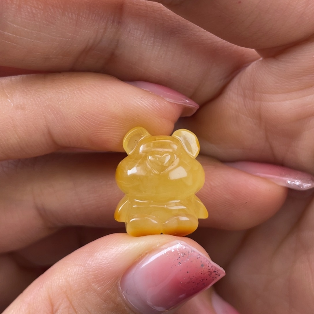 琥珀裸石未镶嵌蜜蜡