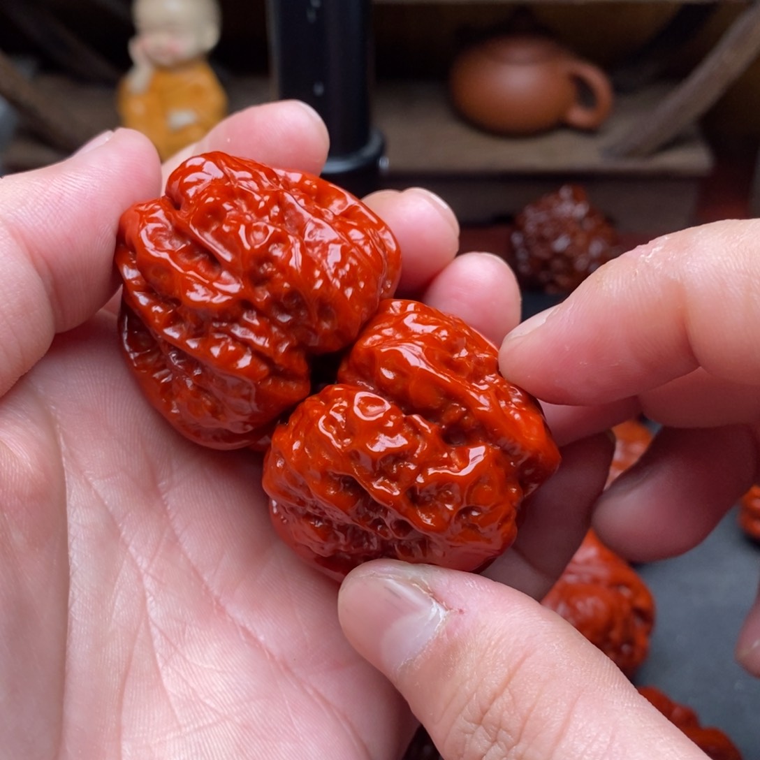 吊坠文玩核桃空*40蛤蟆头