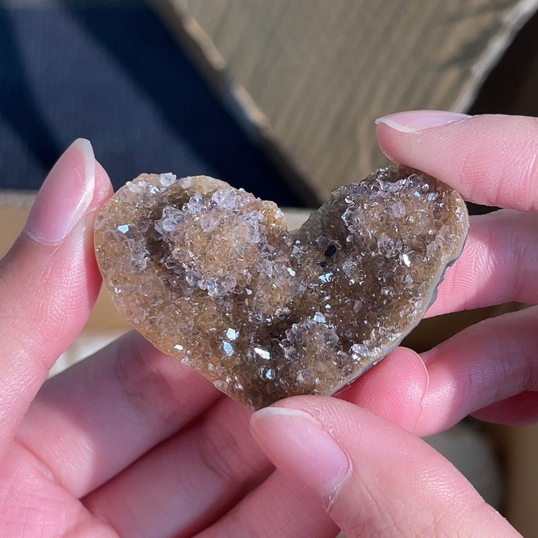 水晶未镶嵌手串水晶爱心 82号