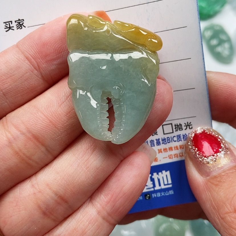 【闪购商品】翡翠颈饰未镶嵌有钱花