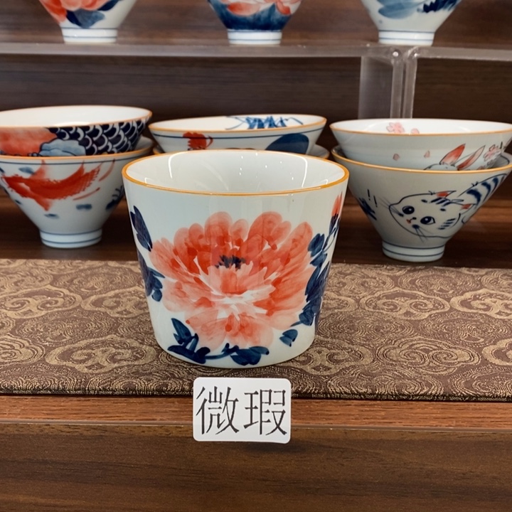釉下老陶泥手工绘制
