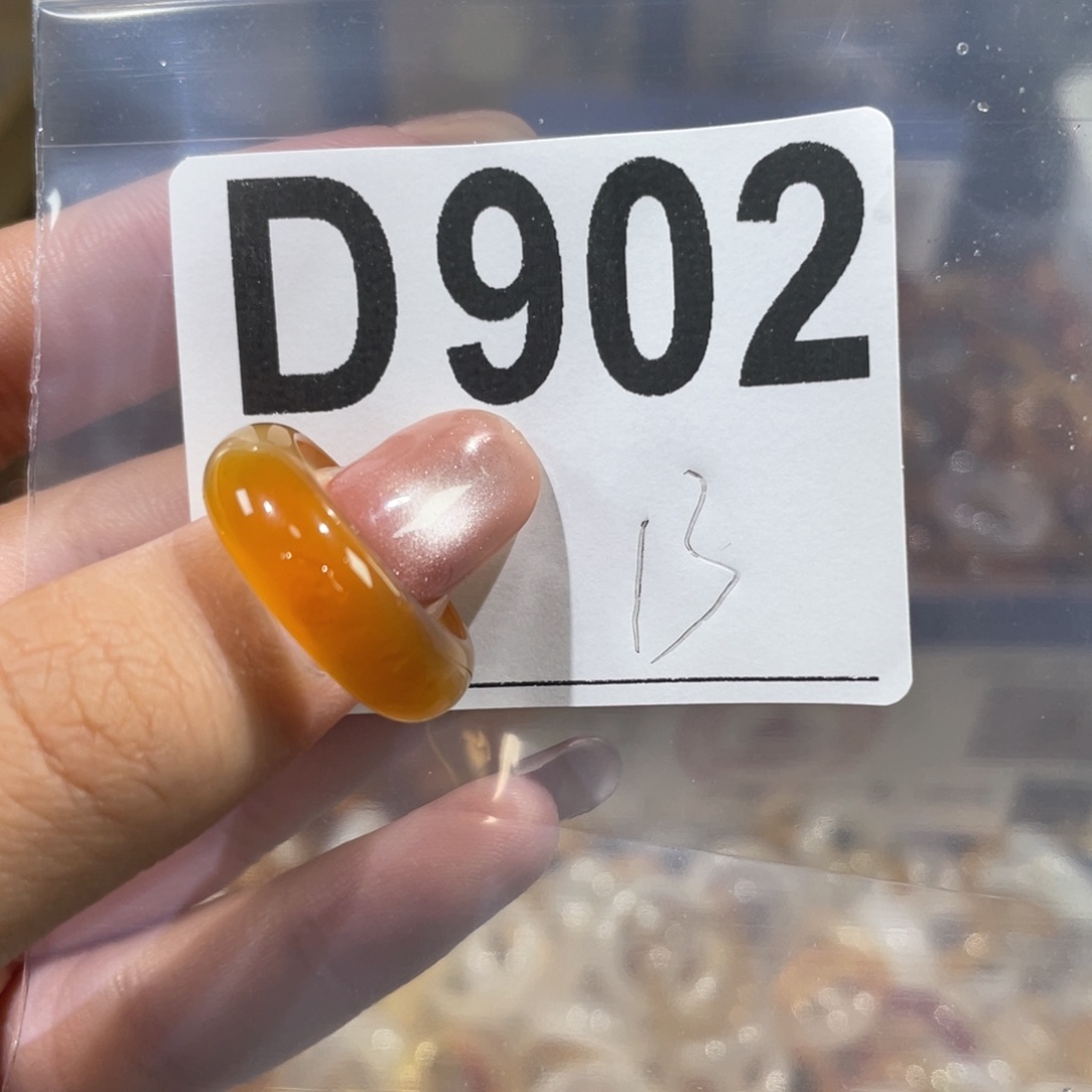 合金戒圈玛瑙/玉髓902