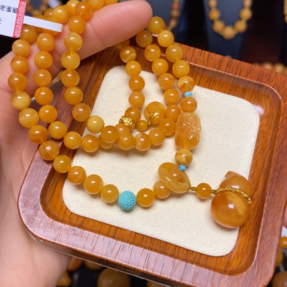 【闪购商品】蜜蜡手链未镶嵌手串