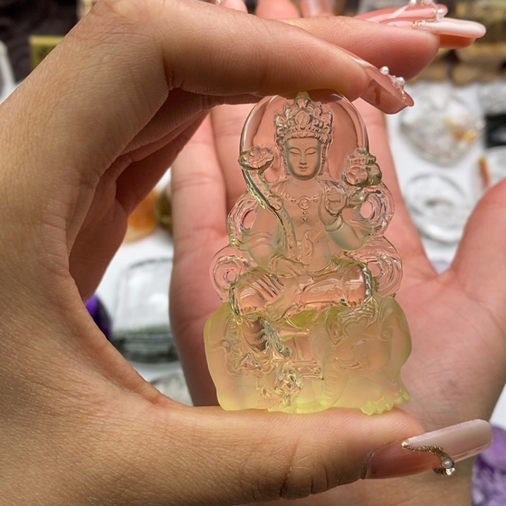 水晶颈饰未镶嵌陪**海