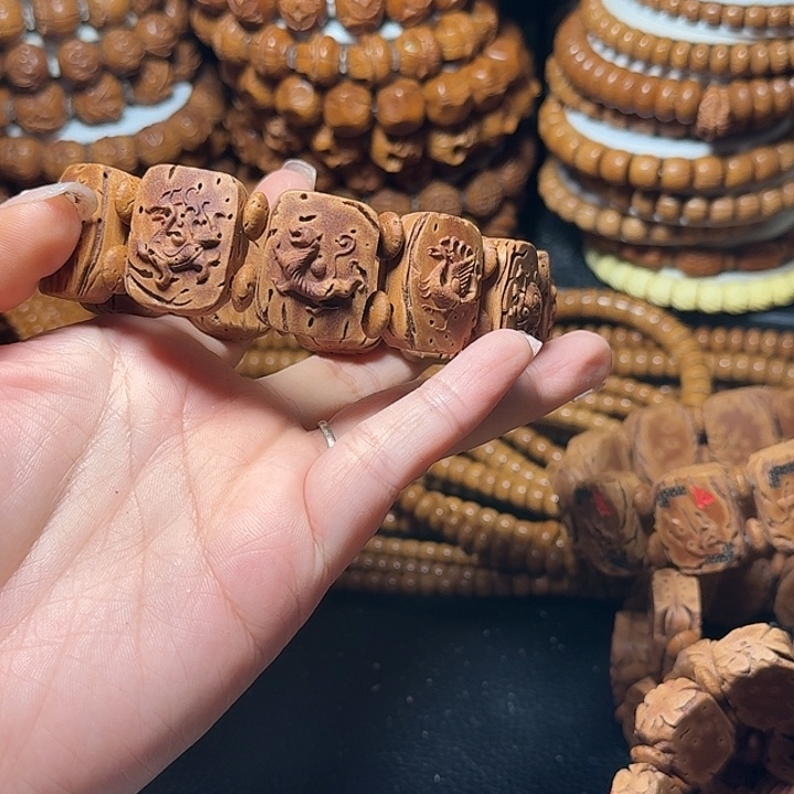 桃核手串四象八卦