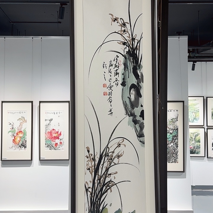 国画室雅兰香 4平尺 不带框