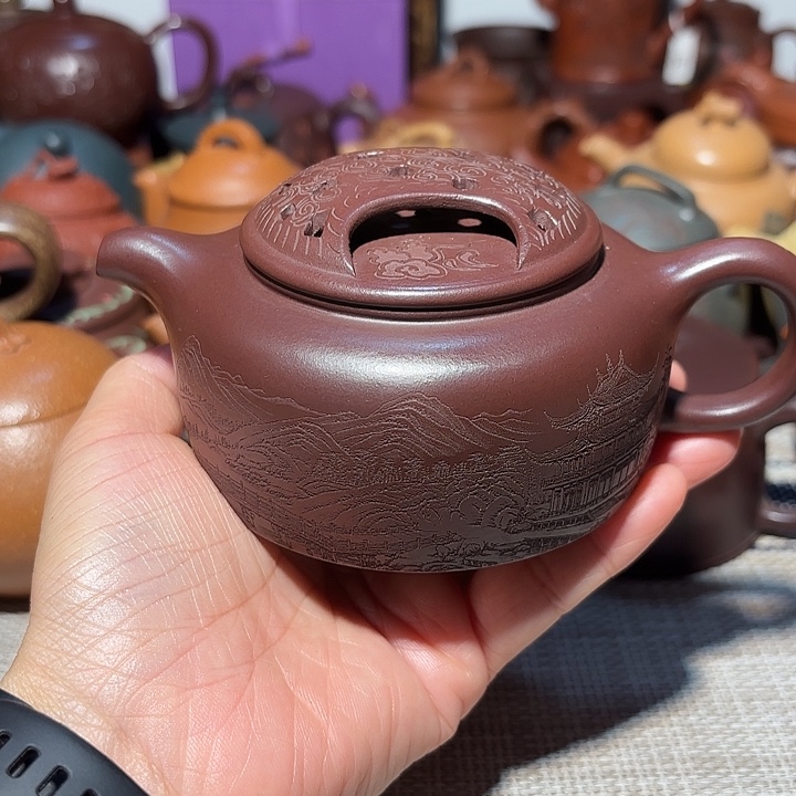 茶壶紫砂原矿宜兴紫砂200cc