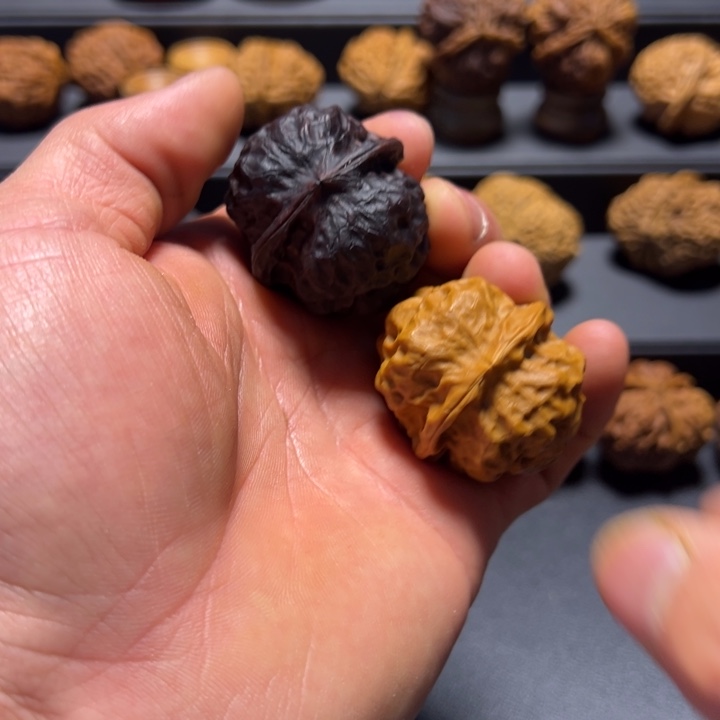 把件文玩核桃B水晶元宝39mm