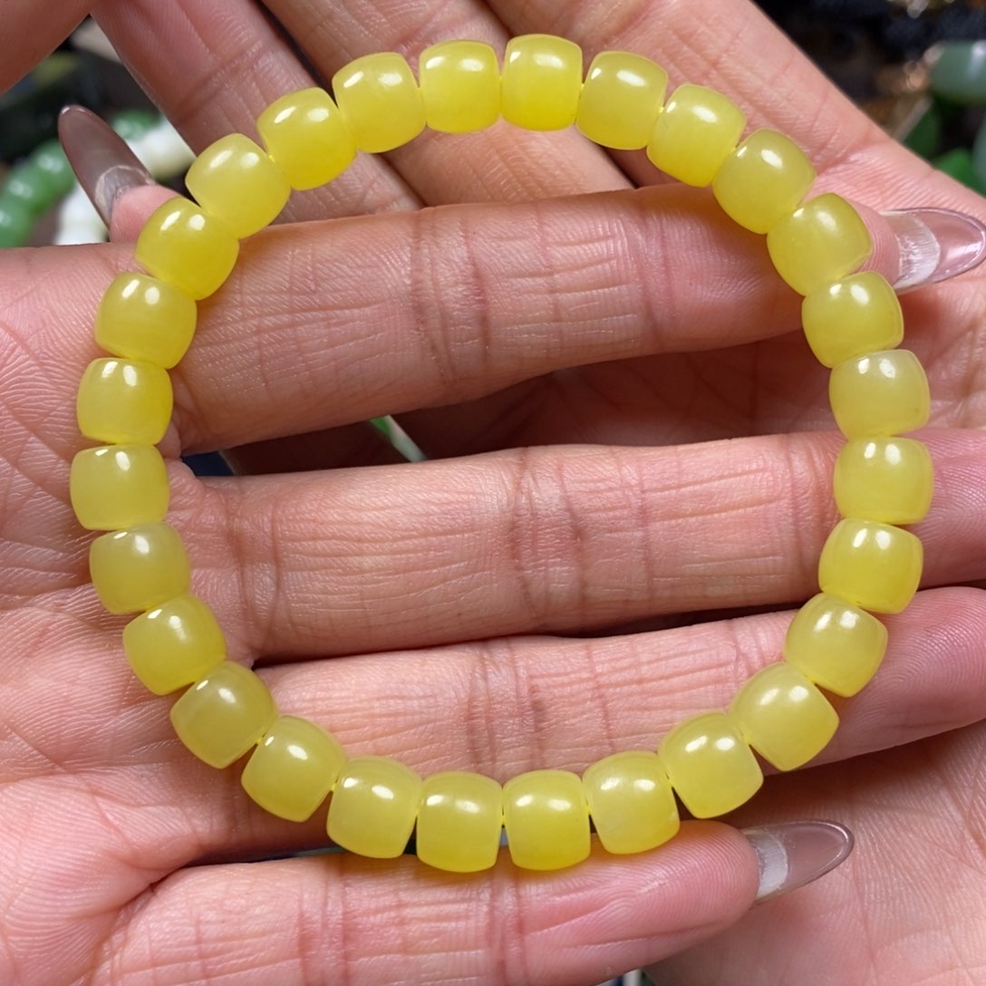 和田玉手串卡8未镶嵌用****8