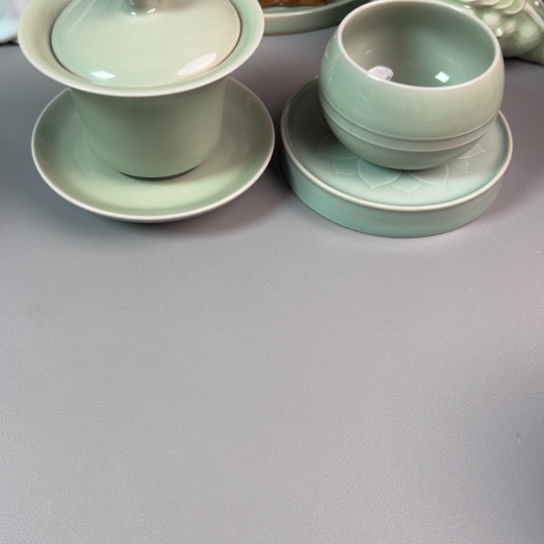 杯心*语纯手工盖碗+主人杯