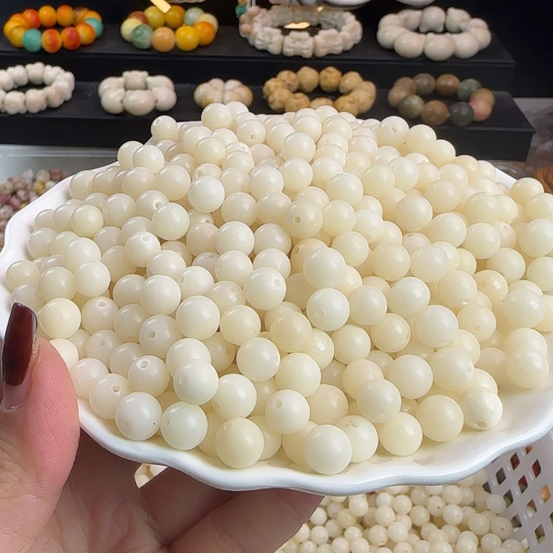菩提根/象牙果手串瑕疵卡8白圆200卡牌➕100颗