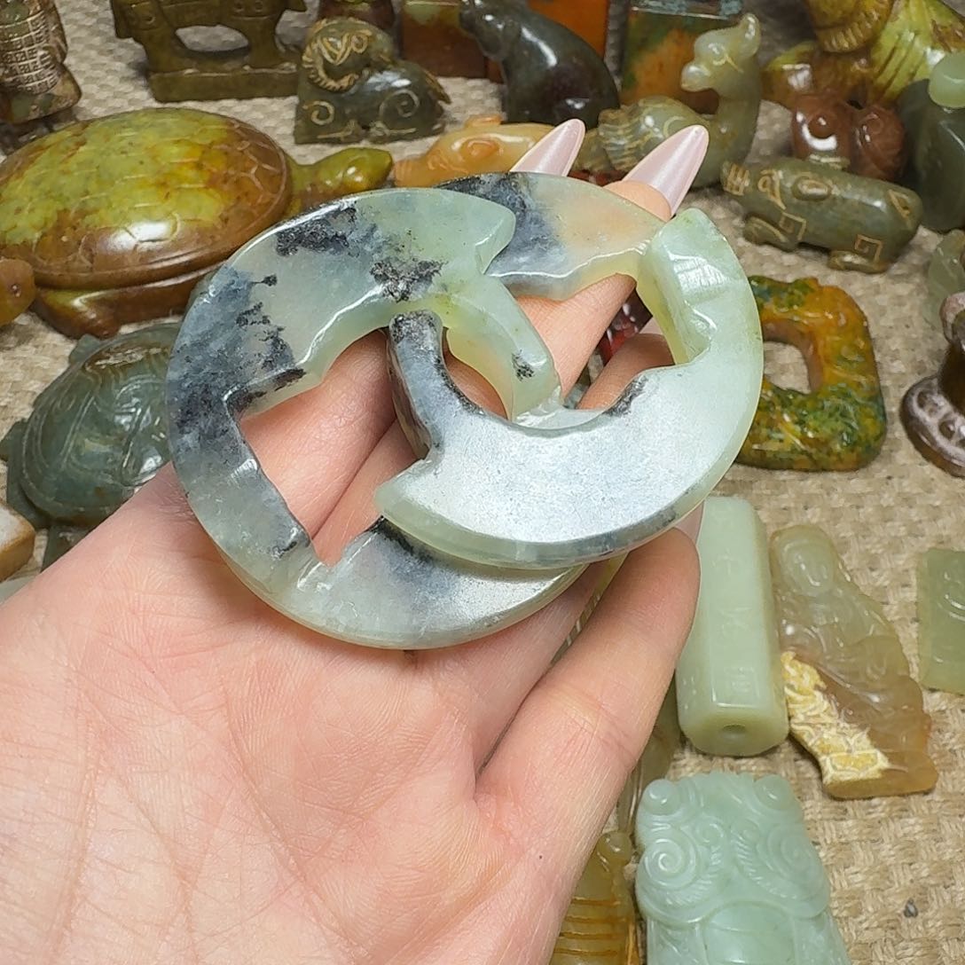 白玉菩提吊坠挂件