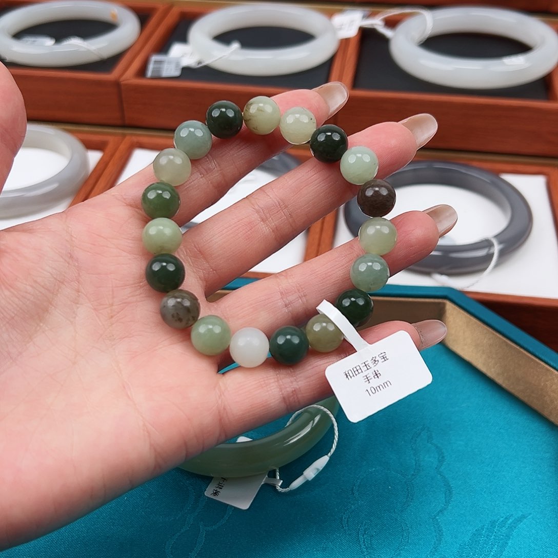 和田玉手链未镶嵌