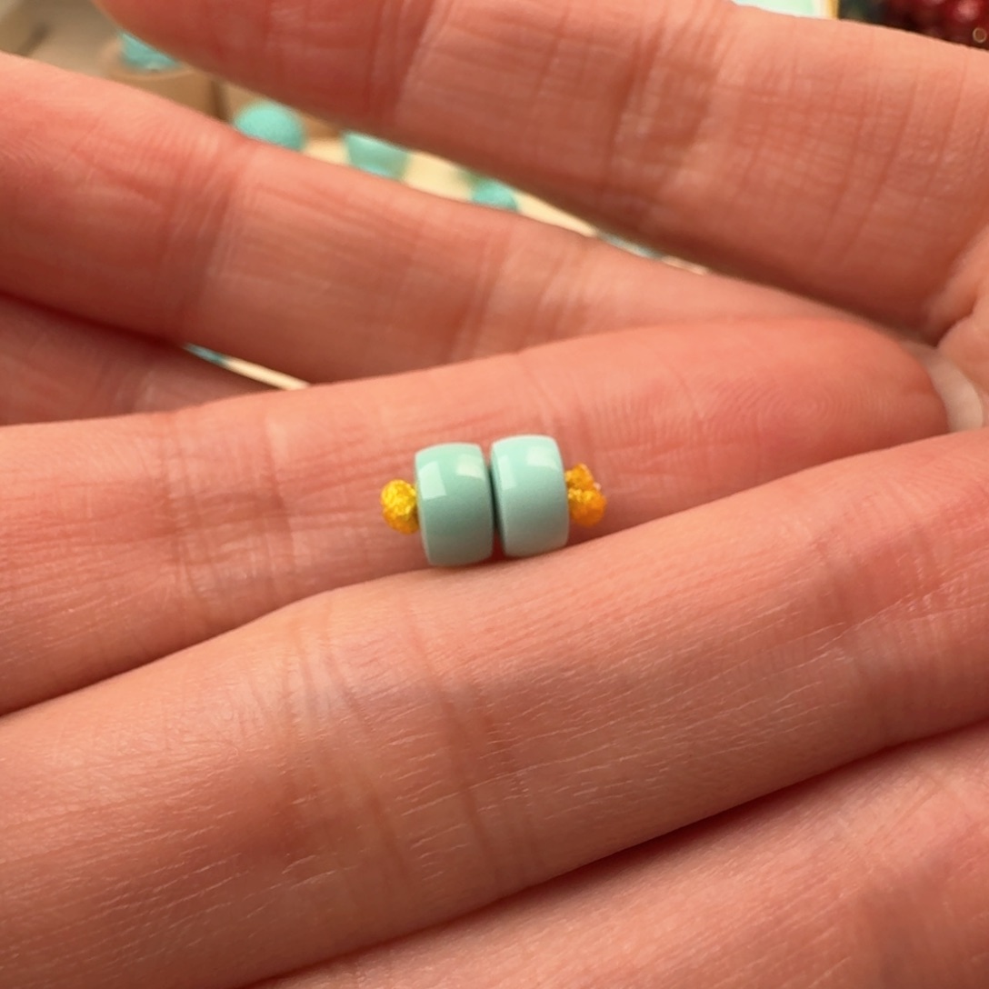 绿松石配饰未镶嵌6mm