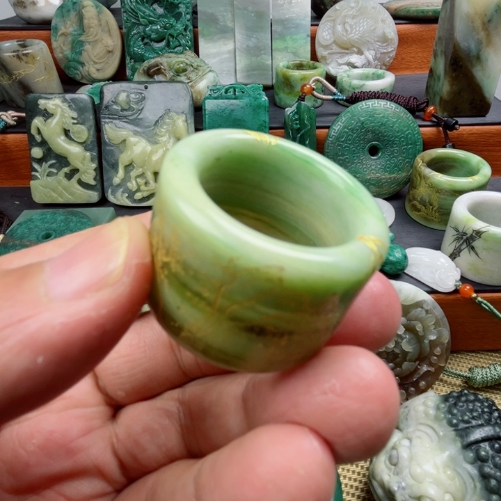未镶嵌独山玉珠宝半成品