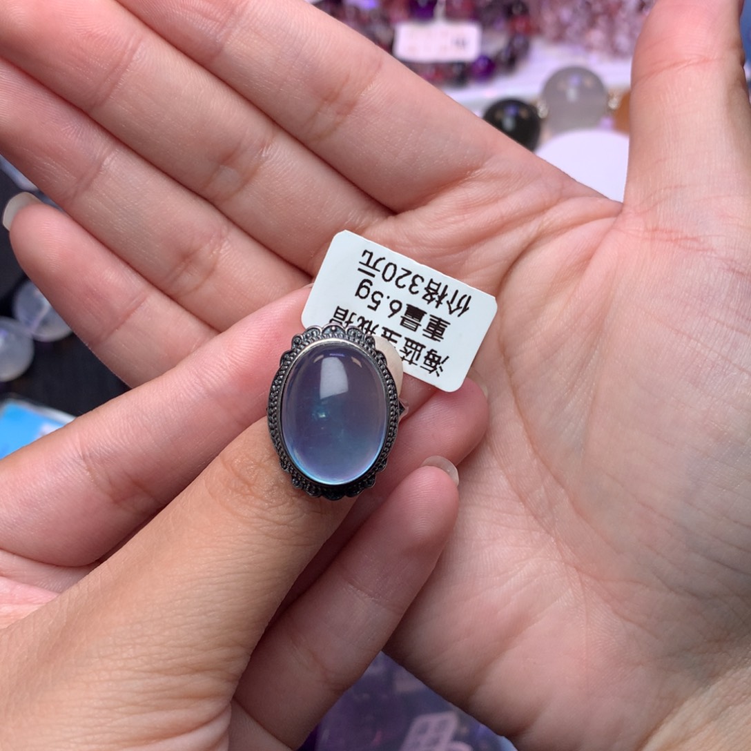 从***始水晶戒指未镶嵌戒指