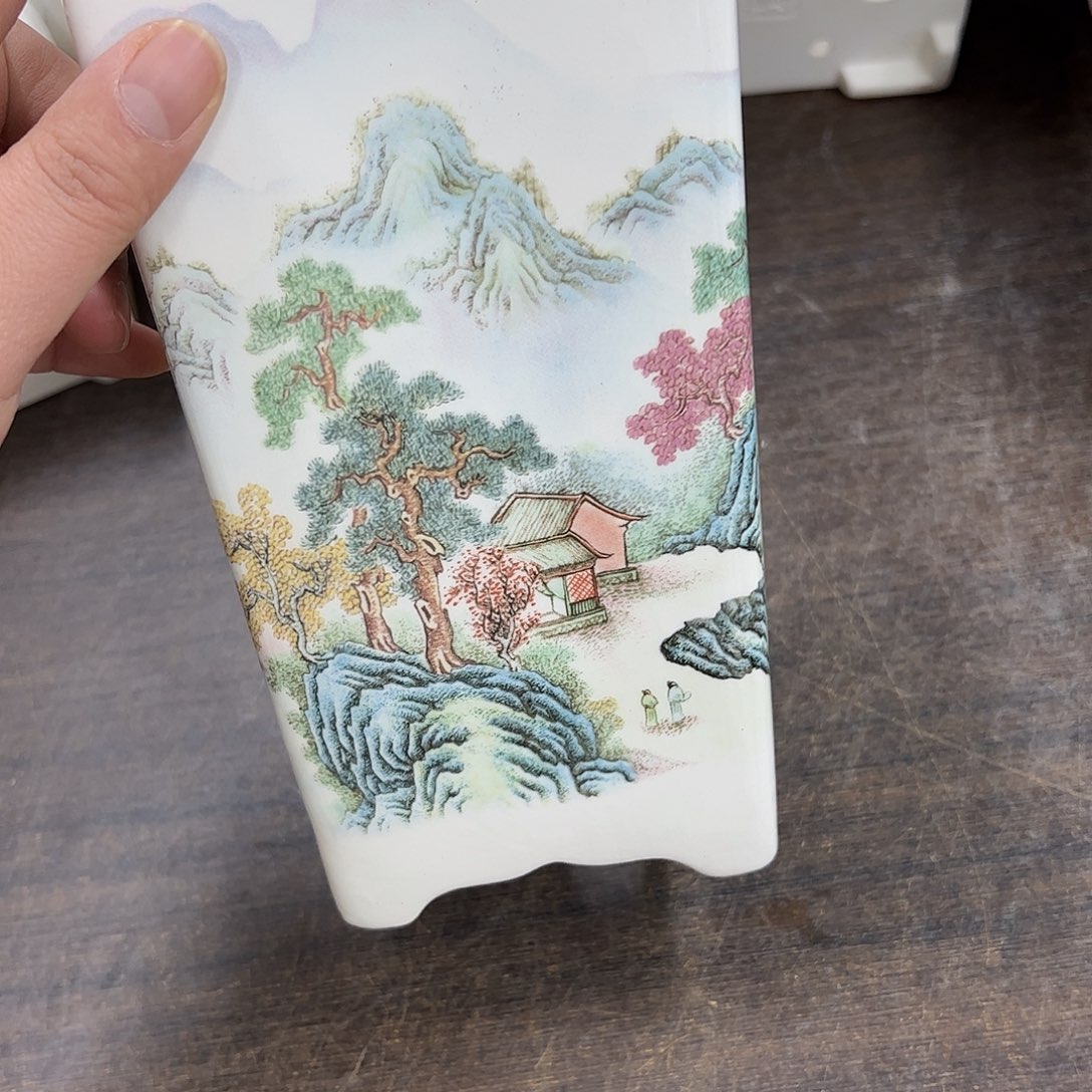 紫砂花盆438号瑕疵10/19c m