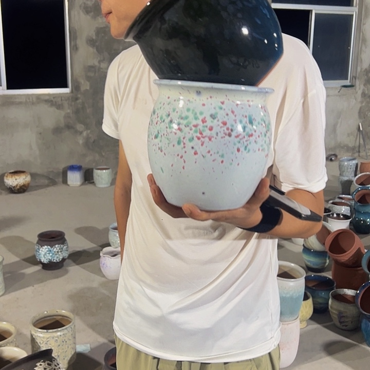 紫砂高度16厘米口15厘米