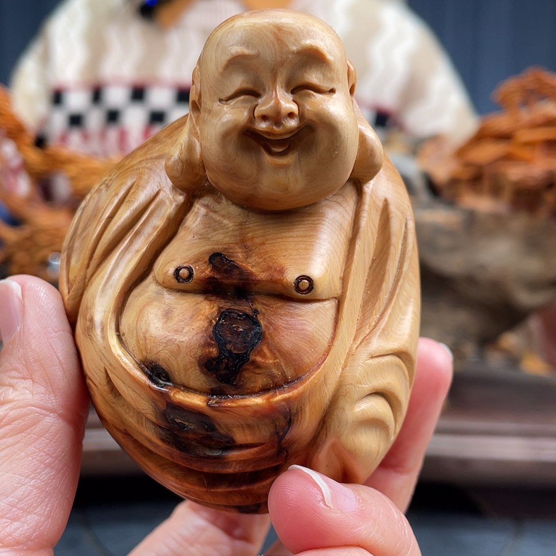 柏木（崖柏）手把件