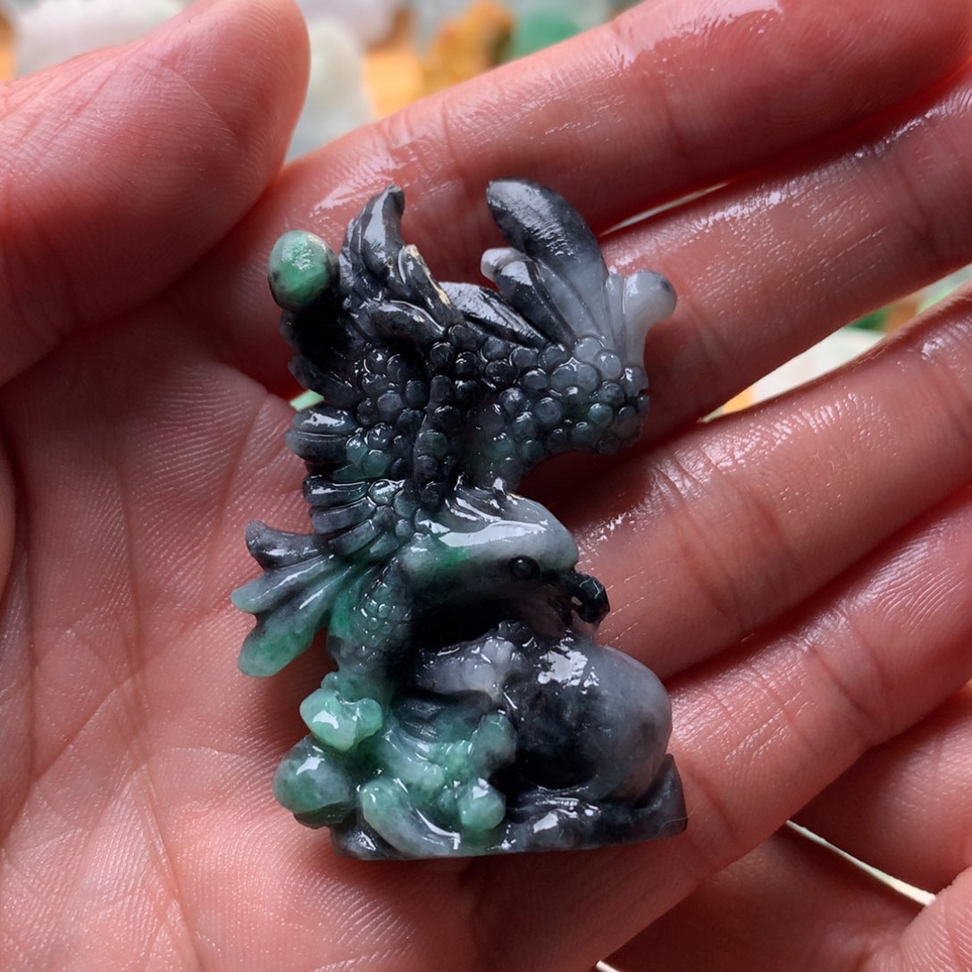 定制翡翠未镶嵌大展宏图