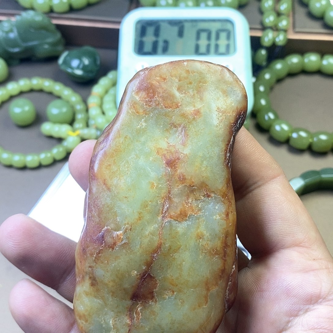 岫岩老玉（透闪石质玉）把件未镶嵌m****4