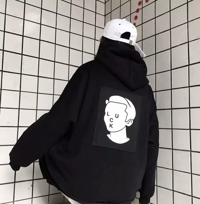 【路】秋冬新款男士潮牌时尚卫衣休闲百搭个性