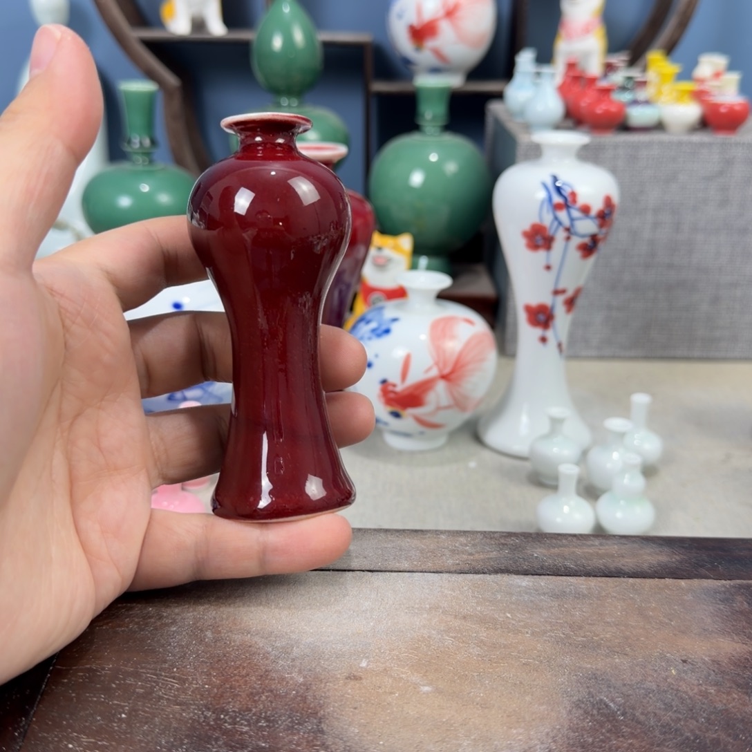 陶瓷手工小花器摆件