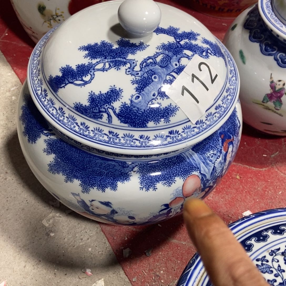 大***吃瓷片景德镇陶瓷罐112