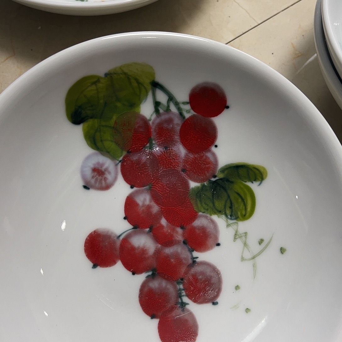 瓷片景德镇陶瓷手工手绘制作