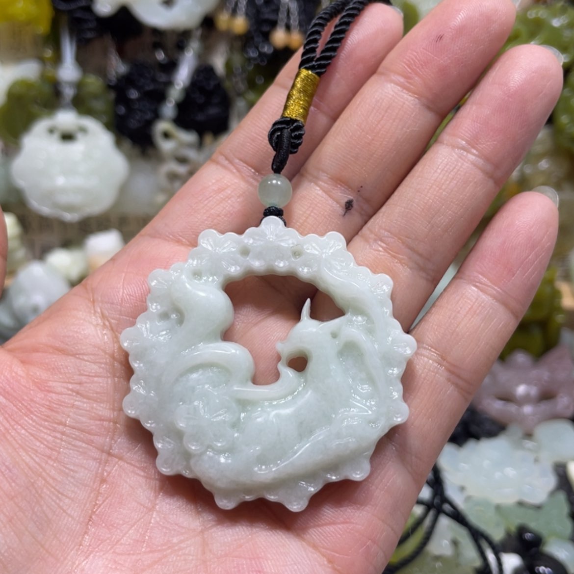 【闪购商品】岫玉颈饰未镶嵌31吊坠