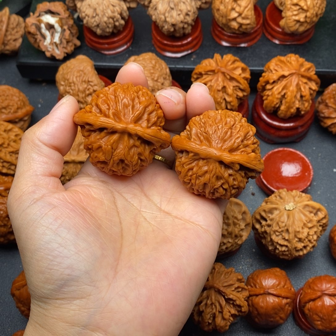 文玩核桃把件44宫灯