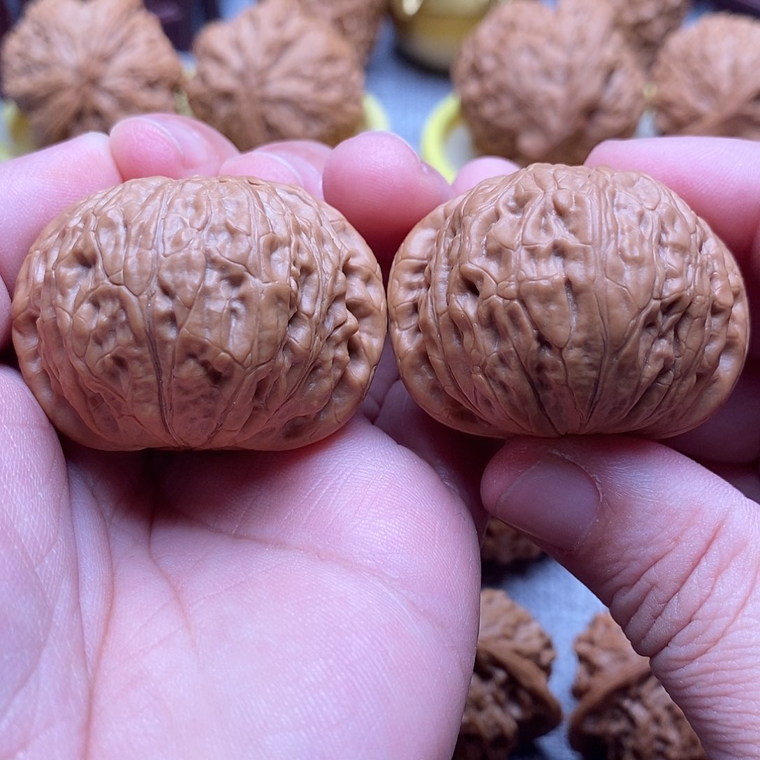 文玩核桃把件42毕业精品肉球铁锤