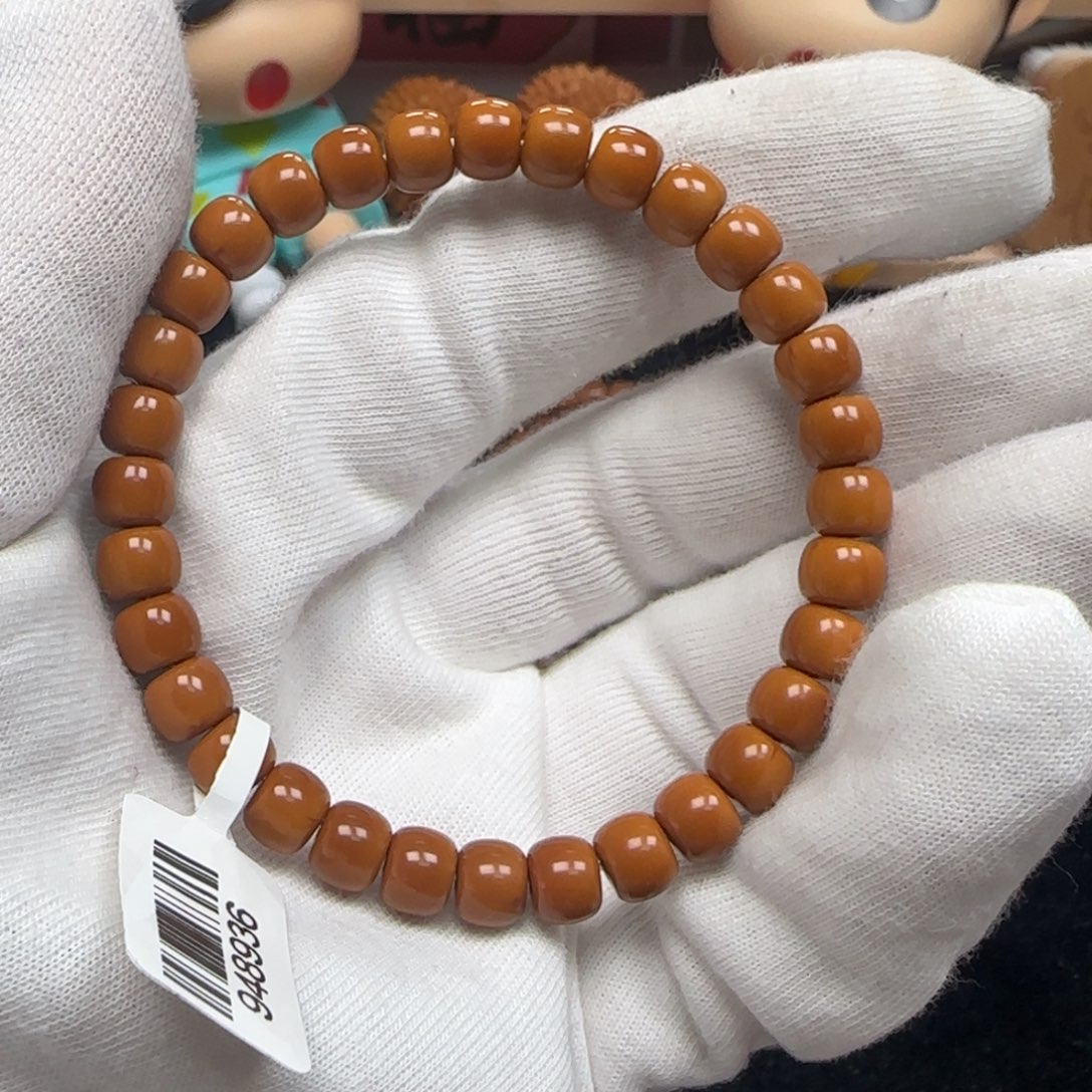 橄榄核手串老挝单圈极限弧7.1mm