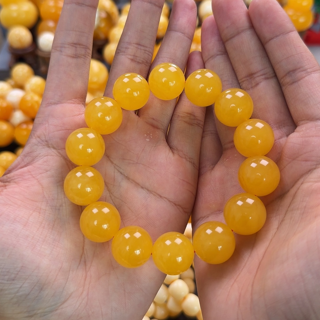 琥珀未镶嵌珠宝奇石17mm同料