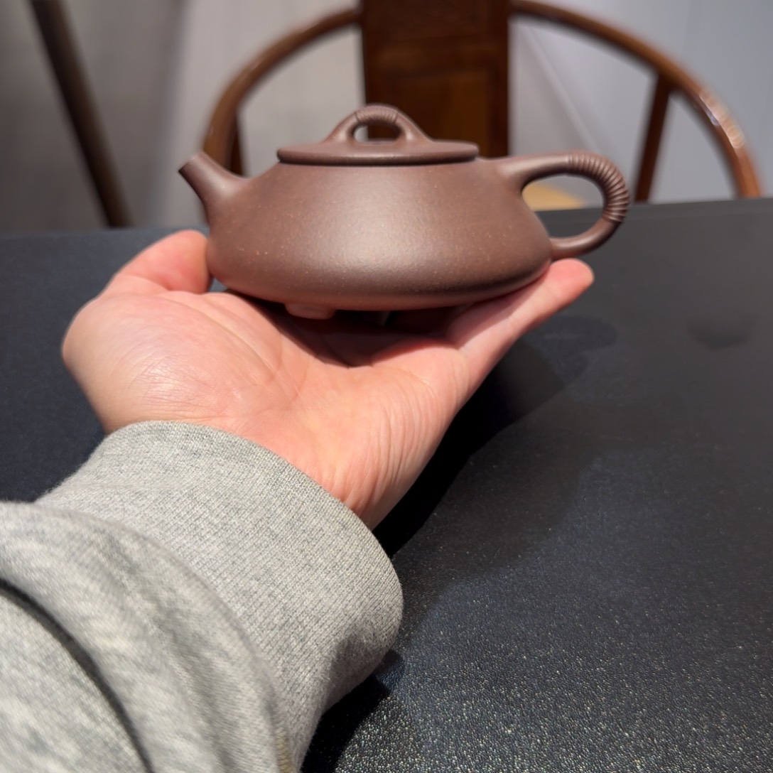 紫砂茶壶信***仰线瓢底槽清